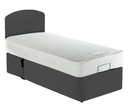 198d44b68de3cb37245532d1bd7169e78abe32f7cbc6f233fcf9623b44ce0be6.jpg An Image of MiBed Barrow Adjustable Single Bed and 800 Pocket Mattress