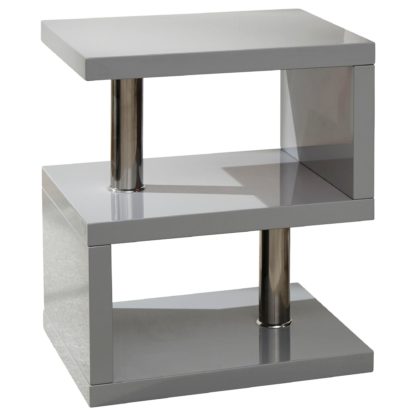 1c2e142cc46b192060a0c966c35f64e07b48ee4571d0669aad02b13a72503f03.jpg An Image of Polar LED Side Table Grey