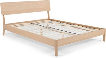 27091969a77dfef74cfe9669c7c659b362d0d0fea936faa2ea1c1ff44124b7af.jpg An Image of MADE Essentials Noka King Size Bed, Oak