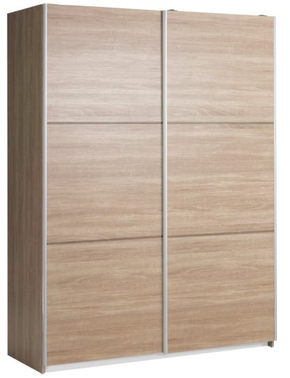 298e6aa5363c32adff61c9760e88b2a5ca123be613aa5a6800498c92afb7a88a.jpg An Image of Habitat Holsted Medium Wardrobe - Oak Effect