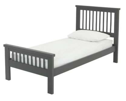 2bdb53c78217b9c36f833af28307a28557c6c6f934b5fc0c75a8c8b0f1d3c759.jpg An Image of Argos Home Aubrey Single Bed Frame - Charcoal