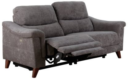 2f537c72dca2f6986566e9860d1df2766e8d0fd83f3d12b19bafee32eab813c3.jpg An Image of Argos Home Pepper 3 Seater Fabric Recliner Sofa - Charcoal