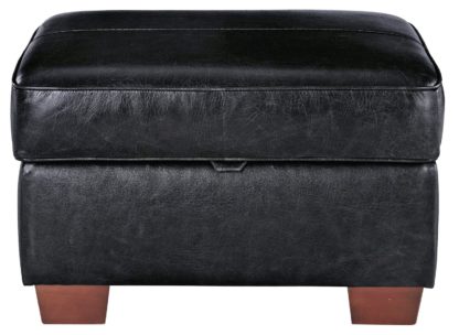 4142a07c2ea767bf0a625910c602623a1fbd63f00391038179ba56eab4d0204b.jpg An Image of Habitat Salisbury Leather Storage Footstool - Black