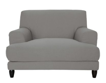 524a59b0825e5063c0651ac3625e508768f2768add4f0b435a69eddbfd41fe28.jpg An Image of Habitat Askem Fabric Cuddle Chair - Grey