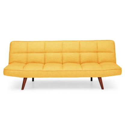 5357d4168a02d5bf837c252768ea8e78e50cc330760000ea4f61eaa9628480d4.jpg An Image of Xander Colour Pop Clic Clac Sofa Bed - Mustard Yellow