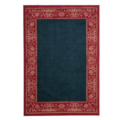 56bddb06e4fa63f11377c47f16e6d2d2e8b7e496337484d5f6df0fb9d77a0b08.jpg An Image of Argos Home Persian Border Rug - 120x170cm - Navy Blue