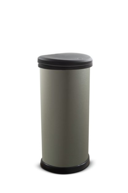 57768fcdc3fd3caa6b7d3466b9bdef41ab587c193cd0b58ba2c80a0f295c572a.jpg An Image of Curver 40 Litre Deco Touch Top Kitchen Bin - Rose Gold