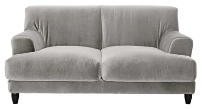 5d4fd4cbf108fe2c650c062dc93b1605d488f3866cdea86836596176459cee1b.jpg An Image of Habitat Askem 3 Seater Velvet Sofa - Natural