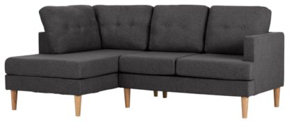 603387f121998968d61bf8260fe501ebf21da49b2df499c2b0ffb99376912282.jpg An Image of Habitat Joshua Left Corner Fabric Sofa - Light Grey