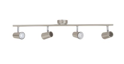 630e0493cbd8def947de86fb618680f6ef37bd130ea8086d9b9bba830b064a5b.jpg An Image of Argos Home Brushed Chrome 4 Light Spotlight Bar