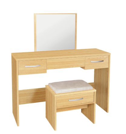 6973f466c7a4d52bc2b1f4481c00d41c138fcf696ef2e508c6cbe804efacab71.jpg An Image of Argos Home Hallingford Dressing Table - Oak Effect