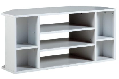 69d66e14882b8157ee431a0b0f83e9481f2ccca157a093a3428cfbcd6bbe62b9.jpg An Image of Habitat Suki Corner TV Unit - White