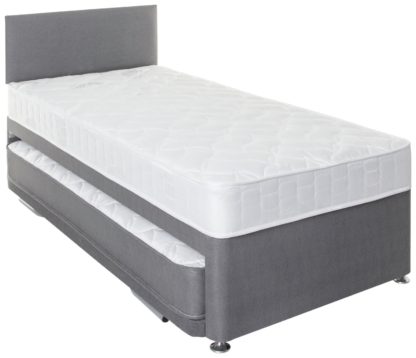 6b57634a7ee5d8a9b55c132461caed40557d4940352c42a7b9e780d7b7ab3d2a.jpg An Image of Argos Home Bertrum Trundle Single Guest Bed - Grey