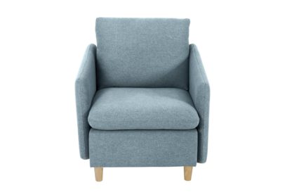 7ace6c699864e912a1cf1c9d3c7564d3f7c3f6a3b79334c46db0e81ada175cfd.jpg An Image of Habitat Mod Fabric Armchair with Arms - Blue