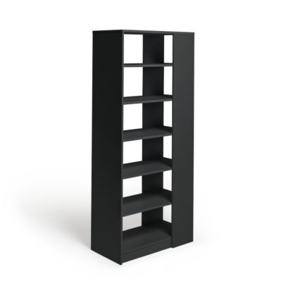 7e04f16786d176c4237430e61bbf73ff6b346c1f5d2a8b77ebf796124d24c3ce.jpg An Image of Habitat Compton 6 Tier Shelving Unit - Black