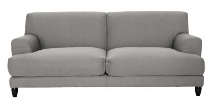 8e64263494cd4ff6b923e1f42faa184a2a08372c428a6ab19e3350435266f47d.jpg An Image of Habitat Askem 3 Seater Fabric Sofa - Grey