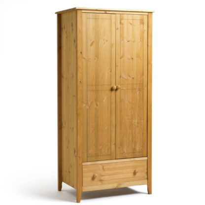 8fb6a742559e3e38842371eb0f9e12f1d546a48a936ff949190860fa9cd9ead5.jpg An Image of Colorado 2 Door 1 Drawer Wardrobe - Pine