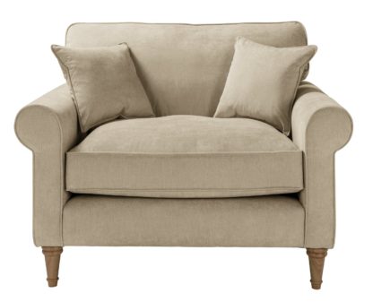 91e6bdfe35a9ba27ad3eb8663b9cad4f2103e181a15b03d3c52a195274092d9e.jpg An Image of Habitat William Fabric Cuddle Chair - Natural