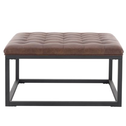 9377700bc45aedca0cc6779b6c5729b49d2f2d2d5a30a14b33e119e2380b2326.jpg An Image of Fulton Footstool - Brown Brown