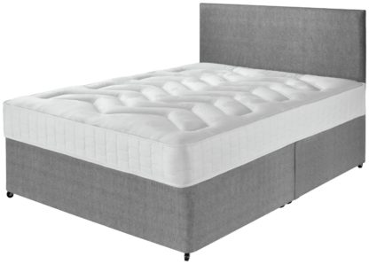 97197bd7132a230137b1746ee8b3bcd1f19250a9bbebc9e7102b87e2ecfad831.jpg An Image of Argos Home Elmdon Double Deep Ortho Divan Bed - Grey