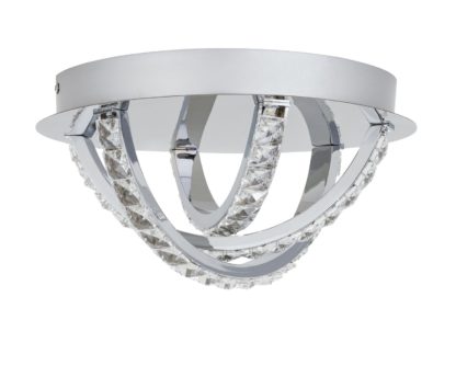 978dd5695d3470d2e360fc2bba46dc01177d90bd29dafb4315f3f3743d05612b.jpg An Image of Argos Home Sophia LED 3 Rings Flush Light
