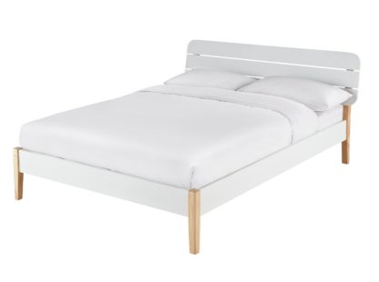 a00a68057a1ccdee2c77a3803c6bee8f58db5e0bbf6e2477cd7dcb642e1bec03.jpg An Image of Habitat Hanna Double Bed Frame - Two Tone