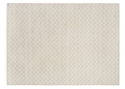 a0a19286374ea3591738ce2e9ced7bb70d12db0de19d7a51322453b7a3d82ee8.jpg An Image of Linie Design Shimla Rug White and Steel 170 x 240cm