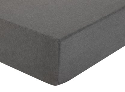 a7a2f08d6f5fe2ecb9acba86b839305d190da03841f93b62120544b620f4a70d.jpg An Image of Argos Home Grey Jersey Marl Fitted Sheet - Kingsize