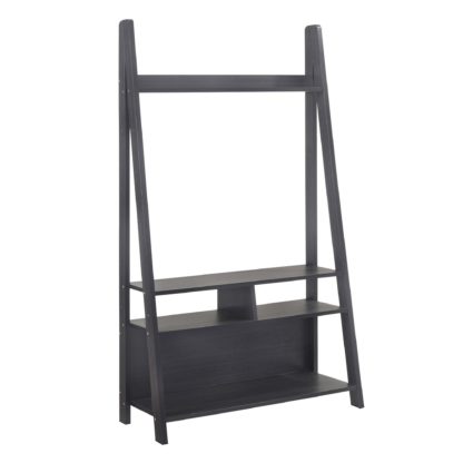 b13de0382368033248f54a0a620111e6fa4fbaeb0927da929343407ce0a8511b.jpg An Image of Tiva Ladder TV Unit Black