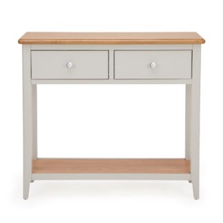 An Image of Freya Console Table Grey and Brown