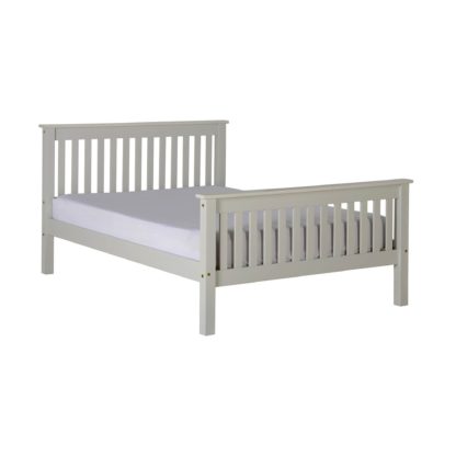 b6ad1409c141f57ac3beeccaa3a2ed7a848a72b51bd70b06a16bafb68e7262ec.jpg An Image of Monaco Grey Low Foot End Bed Frame Grey