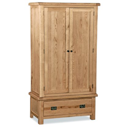 b930b38929d21c21aec15d8cf123c369abca7df94fdebd659d362cef10fee45c.jpg An Image of Aylesbury Oak Double Wardrobe Light Brown / Natural