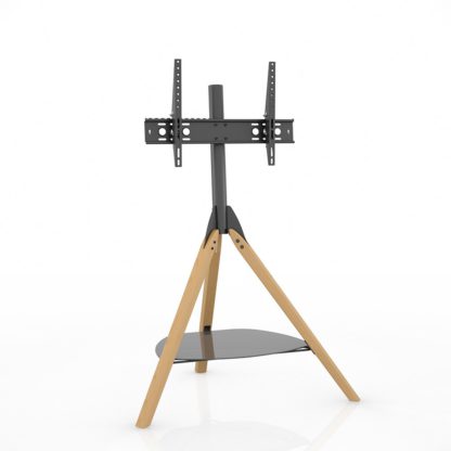 b94e9077a248d34bfe504b6ff0358b360918d546caa039005023b09eac733f6b.jpg An Image of AVF Hoxton Tripod Up to 65 Inch TV Stand - Light Wood Effect