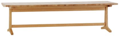 bedd95aa8411fb48c74f5c305032283ed0ae181bb3edfe5b011c2db48109a230.jpg An Image of Habitat Parker 4 Seater Oak Dining Bench - Oak