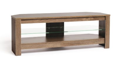 c6fab258c067870e9c008ced2b3139f8937810904fcf87b22108c9bf9b6580bc.jpg An Image of AVF Up To 55 Inch TV Stand - Black Oak