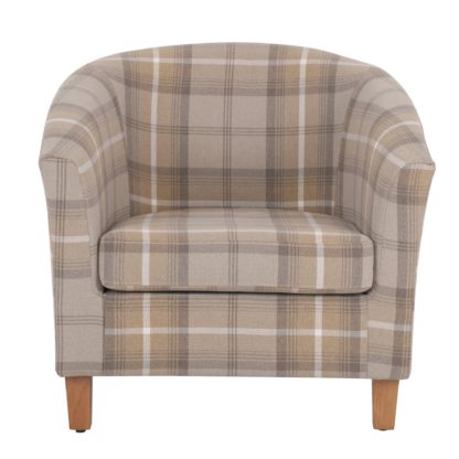 cbf66eb2c28e4275971023098fe5e19ef2cdc780a90c1749f491c97c7ed9086d.jpg An Image of Castlebay Tub Chair - Natural Beige and White