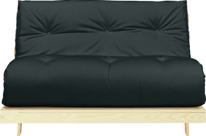 cd6d0ba47cd690c730ac6bc9f041d889137c1daa6bf43c3cd116088bfc13a13a.jpg An Image of Argos Home Tosa 2 Seater Futon Sofa Bed - Black