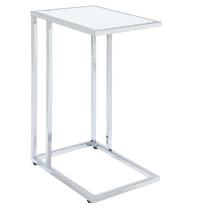 d80478cb76d05b1ff09b871166bde89d83e7e5adede890426012d576853fe146.jpg An Image of Habitat Boutique C Shaped Table - Marble Effect