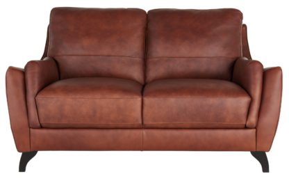 d8d4f662fe2b10c09eeaad678f90087f478d903a70ea5bb677279aede50a1fb1.jpg An Image of Argos Home Leonardo 2 Seater Leather Sofa - Cognac