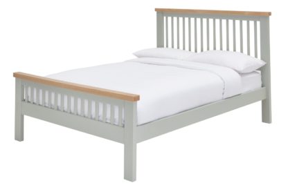 e292ab1092f6e964e6ac407991e4423e3e40bb3a72c3a03b9848d55d2074febc.jpg An Image of Argos Home Aubrey Kingsize Bed Frame - Sage Green