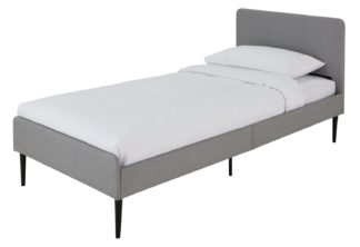 An Image of Habitat Kristopher Single Bed Frame - Grey