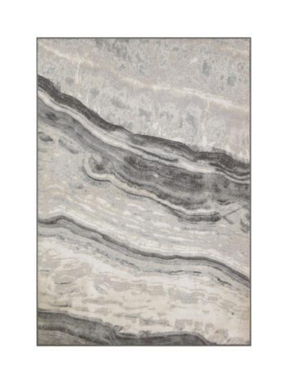 e87cffb3590615795a55a8050c964e762f35f648377a4caa883f8f2541ee80b4.jpg An Image of Habitat Glam Marble Rug - 160x230cm - Grey