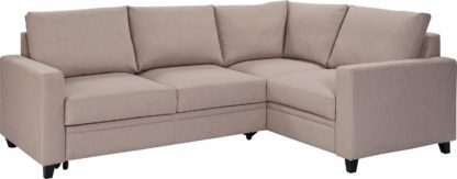 ed7ca39bf5e762785e1a3537c17fb93c42ddd0bea729b2051c851c40eceec593.jpg An Image of Habitat Seattle Left Corner Fabric Sofa Bed - Natural