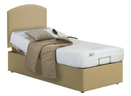 fa219f0f17d84b15b050b4897ecc069c0e34c41d573d85412b61ba08ed8bb0ee.jpg An Image of MiBed Lerwick Adjustable Single Bed and Memory Foam Mattress