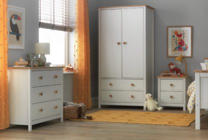 fa964f2ad5192fb3fd6e0541f3eef971546038319ef725aefacd277d523f4a4d.jpg An Image of Argos Home Brooklyn 3 Piece Package - White and Oak