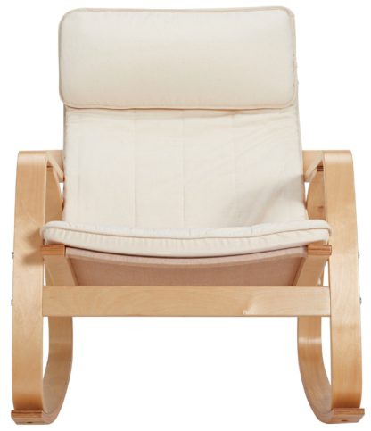fff7e973893da65189191013a3c4b67d610cd10a46b5c0d74101f9ec07294334.jpg An Image of Argos Home Fabric Rocking Chair - Natural