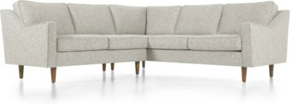 1b04a1f8118904283a150e36b8273f6ee3e3e32d37eed815346494ce88d1658b.jpg An Image of Dallas Corner Sofa, Grey Basketweave