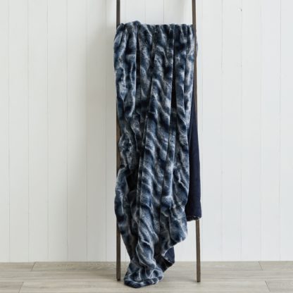 1e0688f3886fb248c38ef889f4e41c2e54bcd91de3c0861ee496257d795752f3.jpg An Image of Marble Plush Faux Fur 130cm x 180cm Throw Blush