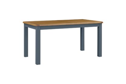 2077b7f56b532760f8ba04b8ba7a32f6643165f99c81df78c24f6c1f5af79590.jpg An Image of Habitat Kent Wood Veneer Dining Table & 6 Light Grey Chairs