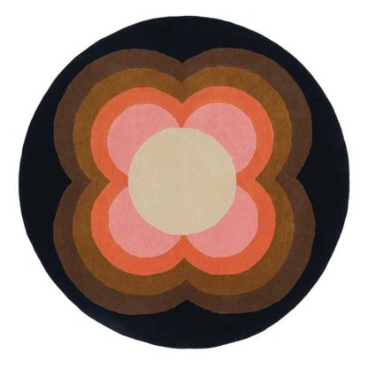 4b99f1497ee349fd1a979b728ef48f653e5bafc393cd6ef7a479e905a17b053e.jpg An Image of Orla Kiely Sunflower Pink Rug